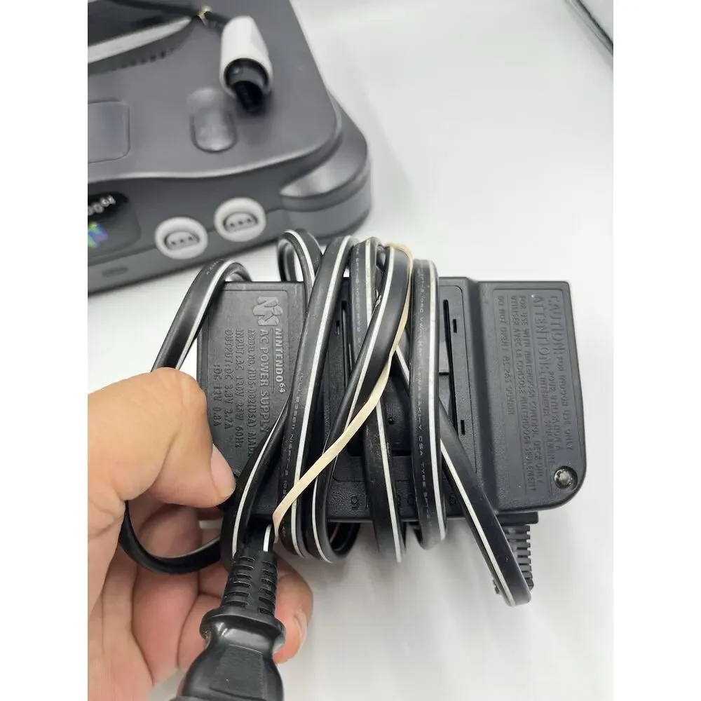 Nintendo 64 Console System Bundle w/ Controller & Cables N64 (NUS-001) *TESTED
